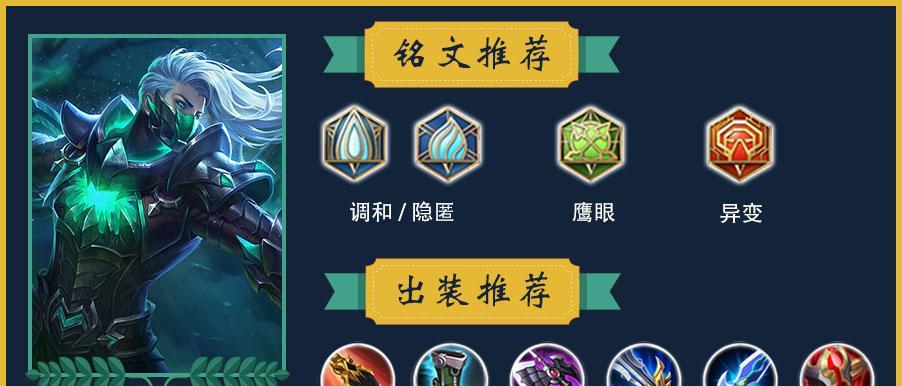 掌握兰陵王铭文出装攻略，成为王者的核心利器（解析兰陵王铭文搭配、装备选择及打法技巧，让你战无不胜）